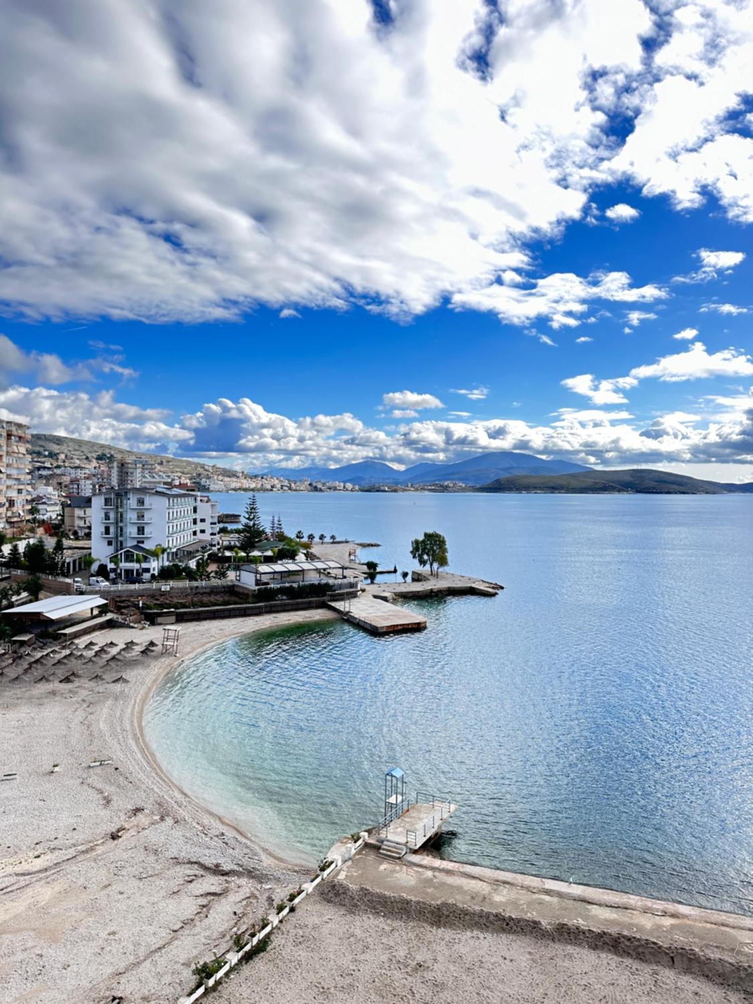 Agora Sea View Apartment Sarandë Eksteriør bilde
